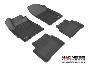 Nissan Altima Floor Mats (Set of 4) - Black by 3D MAXpider Nissan Altima Floor Mats (Set of 4) - Black by 3D MAXpider